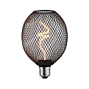 L�mpara de filamento LED METALLIC GLOW GLOBE  3-STEP DIM E27 4W 160lm 1800K CRI >80 regulable