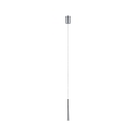 Paulmann Luminaria colgante GUTTA LED de 1 llama, lang, aluminio cepillado