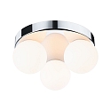 Luminaria de pared y techo GOVE G9 IP44, cromo, mate 