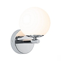 Luminaria de pared GOVE IP44, cromo 