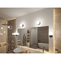 Paulmann Luminaria de pared GOVE IP44, cromo 