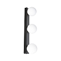 Paulmann Luminaria de pared y techo GOVE G9 IP44, mate, negro 