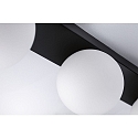 Paulmann Luminaria de pared y techo GOVE G9 IP44, mate, negro 