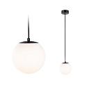 Paulmann Luminaria colgante GOVE IP44, negro 