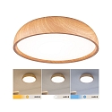 bath luminaire OKA CCT Switch, switchable IP44, wood, mat 