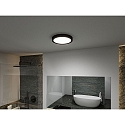 bath luminaire TEGA CCT Switch, switchable IP44, wood, mat 