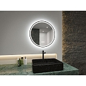 Paulmann Espejo con iluminaci�n MIRRA LED � 59CM redondo, CCT Switch, con regulador t�ctil, con funci�n de calefacci�n IP44, mate