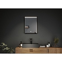 Paulmann Espejo con iluminaci�n MIRO 45 X 60CM angular, Tunable White, con estante IP44, negro mate 