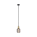 Luminaria colgante RAVI IP44 ajustable E27 IP44, dorado, negro