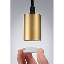 Luminaria colgante RAVI IP44 ajustable E27 IP44, dorado, negro