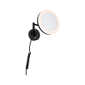 Paulmann Espejo con iluminaci�n MASUA IP44 - 3X ZOOM 3 veces, redondo, con brazo flexible, CCT Switch, inclinable IP44 / IP20