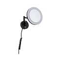 Paulmann Espejo con iluminaci�n MASUA IP44 - 3X ZOOM 3 veces, redondo, con brazo flexible, CCT Switch, inclinable IP44 / IP20