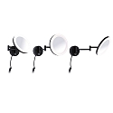 Paulmann Espejo con iluminaci�n MASUA IP44 - 3X ZOOM 3 veces, redondo, con brazo flexible, CCT Switch, inclinable IP44 / IP20