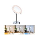 Paulmann Espejo con iluminaci�n MASUA IP44 - 3X ZOOM 3 veces, redondo, CCT Switch, con enchufe, ajustable IP44 / IP20, cromo 