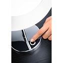 Paulmann Espejo con iluminaci�n MASUA IP44 - 3X ZOOM 3 veces, redondo, CCT Switch, con enchufe, ajustable IP44 / IP20, cromo 
