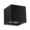 L�mpara de pared a pilas NYARA UP&DOWN angular IP44, negro 