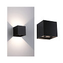 Paulmann L�mpara de pared a pilas NYARA UP&DOWN angular IP44, negro 