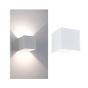 Paulmann L�mpara de pared a pilas NYARA UP&DOWN angular IP44, blanco 