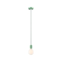 Luminaria colgante NEORDIC TILLA de 1 llama E27 IP20, verde claro regulable