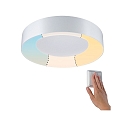 Paulmann Luminaria de techo HOMESPA CASCA LED grande, CCT Switch IP44, blanco regulable