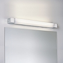 Paulmann Luminaria de espejo QUASAR LED angular, lang IP44, cromo, blanco