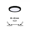 LED panel AREO VARIFIT ON-OFF 118MM round, adjustable, switchable, 8W 1400lm 4000K CRI >80