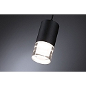 Paulmann Luminaria colgante KAME 3STEP-DM cil�ndrico, regulable, ajustable IP44, mate, negra se�al regulable