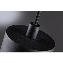 Paulmann Luminaria colgante KAME 3STEP-DM cil�ndrico, regulable, ajustable IP44, mate, negra se�al regulable