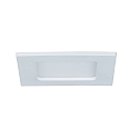 Luminaria empotrable QUALITY PREMIUM PANEL LED angular IP44, blanco  390lm 4000K 100� 100�