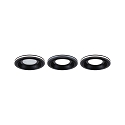 Paulmann Luminaria empotrable SORMUS redondo, juego de 1 IP65, negro mate  6,5W 560lm 3000K 100� 100� CRI >80