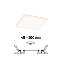 Paulmann LED panel VELUNA VARIFIT LED round, adjustable, 10W 650lm 3000K CRI >80
