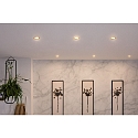 Luminaria empotrable CHOOSE r�gido, juego de 3 IP44, aluminio regulable