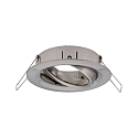 Paulmann Luminaria empotrable CHOOSE giratorio, juego de 3 IP23, hierro cepillado regulable