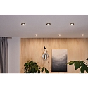 Paulmann Luminaria empotrable CHOOSE giratorio, juego de 3 IP23, negro mate regulable
