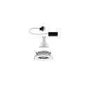 Paulmann Luz downlight NOVA GU10 redondo, giratorio, juego de 1 GU10 IP65, cromo, blanco mate regulable