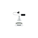 Paulmann Luz downlight NOVA GU10 angular, giratorio, juego de 1 GU10 IP65, cromo, blanco mate regulable