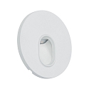 Luminaria de pared empotrable WALL est�ndar, redondo, blanco
