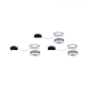 Paulmann Luminaria de subestructura PUKK juego de 3, cromado mate  3,5W 210 | 300lm 2700K