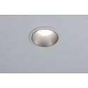 Paulmann Set of 3 Recessed spot LED COLE IP44, fixed, with LED COIN Module, 230V, 6.5W 2700K460lm 100�, 3-step dimmable, white / silver