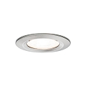 Paulmann Luminaria empotrable NOVA LED redondo, r�gido, juego de 3 GU10 IP44, hierro cepillado  19,5W 460lm 2700K 38� 38� CRI >80