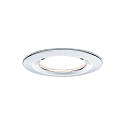 Paulmann Luminaria empotrable NOVA COIN LED redondo, r�gido, juego de 3 IP44, cromo  460lm 2700K 100� 100� CRI >80