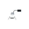 Paulmann recessed luminaire NOVA COIN LED round, rigid Coin IP44, white matt dimmable 460lm 2700K 100� 100� CRI >80