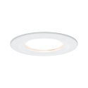 Luz downlight NOVA PLUS COIN redondo, r�gido, juego de 1, con difusor IP44, blanco mate regulable