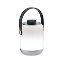 Luminaria de mesa CLUTCH con funci�n de carga USB IP44, gris regulable