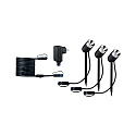 Luminaria con pincho de tierra LED PLUG & SHINE PIKE juego de 3 IP65, antracita regulable