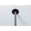 Paulmann cover ULine DRILL HOLE BLEND round, mechanical, built-in version, black matt
