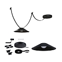Paulmann strap set ULine STARTER SET CONE 60W INCL. DACRON STRAP 5M electric, with lighting, suitable for shortening IP20, black matt 