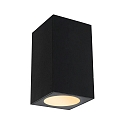 Luminaria de pared para exteriores FLAME UP OR DOWN de 1 llama, angular, conmutable, insect-friendly IP44, antracita 