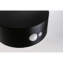 L�mpara solar de pared EILEEN PIR redondo, con interruptor, con detector de movimiento IP44, negro 