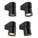 Luminaria de pared para exteriores KIMU conmutable, giro card�nico, insect-friendly IP44, antracita 